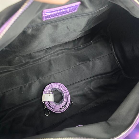 Dolls Kill Current Mood Lost in Wonderland Fuzzy Weekender Bag New - Picture 13 of 15